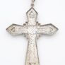 Ridiculously Large Enameled Silver Cross Pendant Image 3