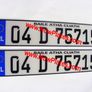 German Plates Acrylic / Plastic x 2 Image 2