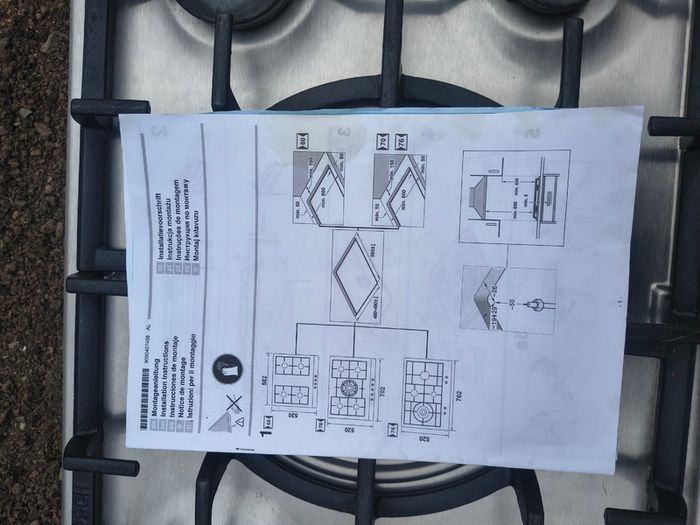 Bosch 5 ring gas hob