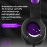 Gaming Headset P-S-4 Headset with Microphone MH602 Purple Headphones Surround Sound with Noise Canceling Mic Soft Earmuffs for Xbox one PC Switch Computer Laptop Mac (FREE POSTAGE) Image 4