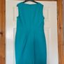 Aqua Panelled Dress - Size 12 Image 3