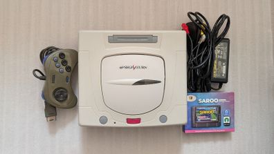 Sega Saturn : Saroo : 128GB : ReSaturn PSU : Japan Import