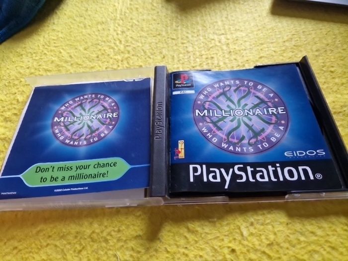Who wants to be a millionaire PlayStation1 Ps1 PlayStation2 Ps2 games Original