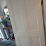 Solid Wood White Internal Panel Doors x 3 - For Sale Image 4