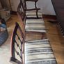 Antique dining table and chairs Image 6
