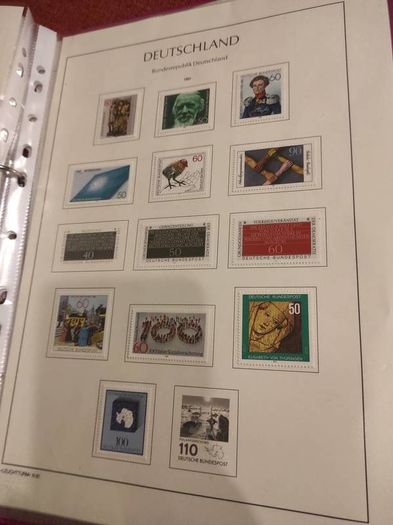 GERMANY 1975-82 album with stamps