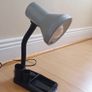 Compact size student table lamp with integrated desk organiser Image 2