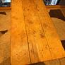 Antique Pine Farmhouse Coffee Table - Solid Rustic Country Style Image 4