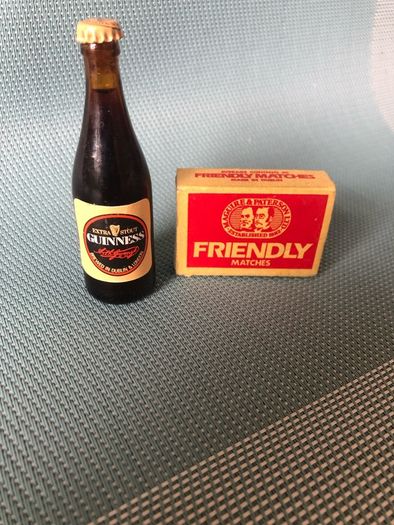 Full  Miniature Guinness Bottle