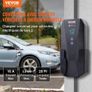 Portable EV Charger Type 2, 16A 3.7 kW, Electric Vehicle Car Charger with 8.6 m Charging Cable CEE 7 7 Plug LCD Screen IEC 62196 Home EV Charging Station with Carry Bag Charging Cable Hook Image 2