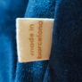 Nobodinoz Designer Blue Velvet Bean Bag Image 2