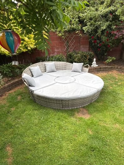 Garden Rattan Day Bed.