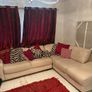 Leather L-shaped corner 5 seater sofa couch Image 3