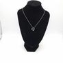 925 Silver Open Heart Necklace Image 10