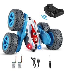 Remote Control Car Toy for Kids, 4WD RC Stunt Car toy, 2.4Ghz Rotating Double Sided Flips 360 Degree RC Car Crawler Truck Vehicle Kids Toy for Boys (MULTIPLE COLOURS AVAILABLE (FREE POSTAGE)