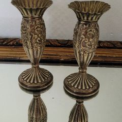 Antique petite candleholders