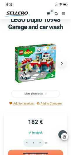 Duplo Sets Out of Production 50 Euro Each