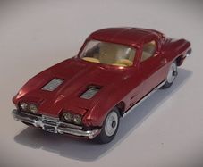 Diecast Vintage Corgi Toys Chevrolet Corvette Stingray - Good Repaint by Seller/No Box