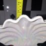 Vintage-Style Opalescent Clam Shell Accent Lamp & Water Feature with Crackle Base, Image 3