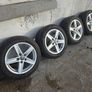 Genuine Audi 16" Alloy Wheels & Yokohama Advan Fleva Tyres (205/55/R16) Image 2