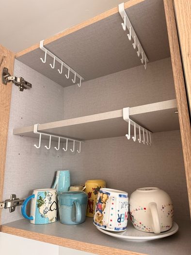 cup hook holder cupboard