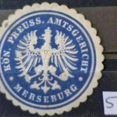Imperial German prussian District court , Offical Correspondence Seal.,,, (54)
