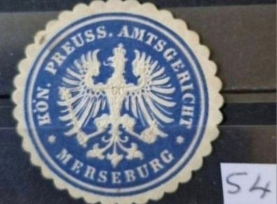 Imperial German prussian District court , Offical Correspondence Seal.,,, (54)