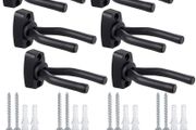 NEW SALE |  6 Packs Guitar Hanger Hook, Guitar Wall Mount Bracket Holder, Guitar Wall Hangers for Acoustic Guitar, Bass, Mandolin, Banjo, Ukulele