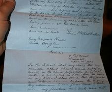 Antique Last Will 1876