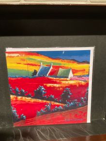 Eoin O'connor Red Landscape