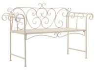 main image for ad Garden Bench 132 cm Metal Antique White
