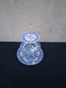 Blue cake stand postage possible
