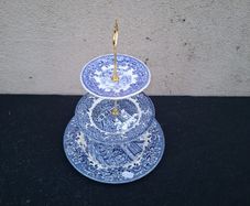 Blue cake stand postage possible