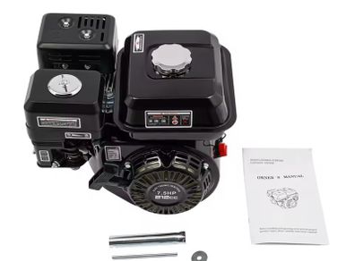 7.5 HP Petrol engine, 20mm Shaft OHV Pull Start Air Cooled Petrol Engine for Generator Water Pump Go-Kart
