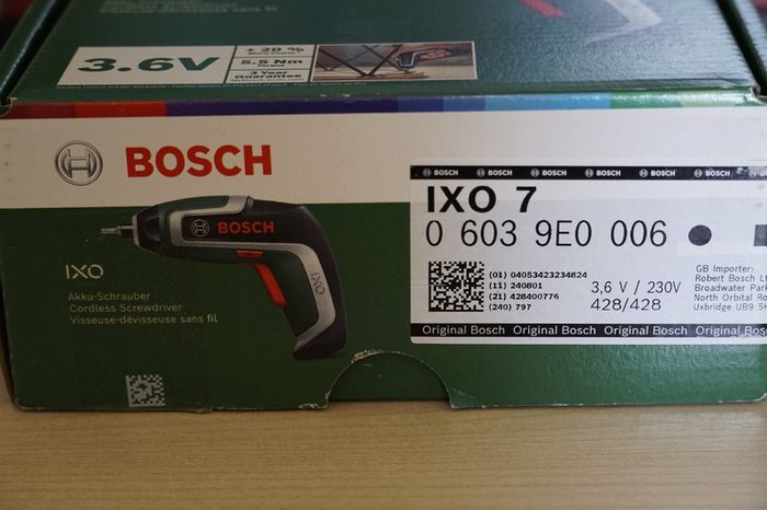 Bosch IXO 7 cordless screwdriver