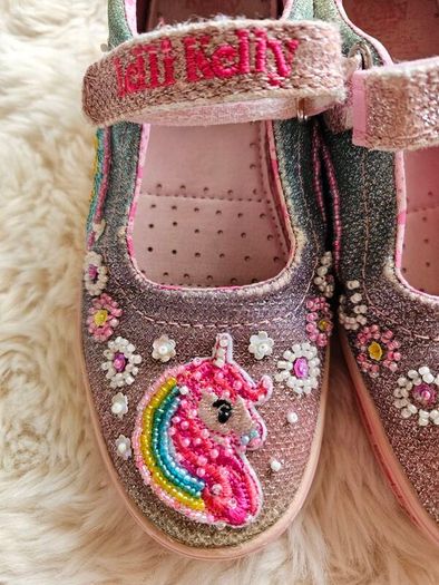 Lelli Kelly Rainbow Unicorn Dolly Shoes EU 33
