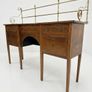 19th Century Mahogany Inverted Breakfront Sideboard with Brass Gallery Image 2