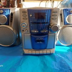 BUSH Micro HiFi System, Model MCA42Xi, Stereo CD Player MW-FM Stereo Cassette Recorder in very good condition