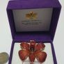 24K Gold Plating Real Orchid Brooch / Pendant A Nice Gift Image 2