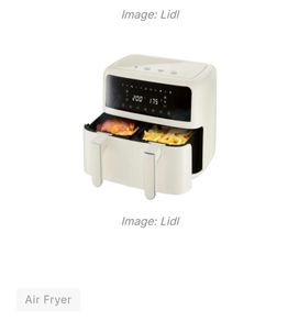 Lidl Air Fryer  Silver Crest