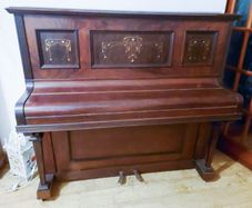 Hunt Brothers London Upright Piano - damaged keys
