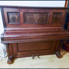 Hunt Brothers London Upright Piano - damaged keys
