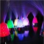 Colour Changing Fibre Optic Crystal Lamp - 13.5" Mood Lamp for Bedroom & Living Room Battery Powered (FREE POSTAGE) Image 3
