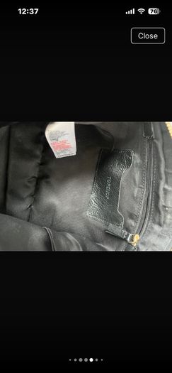 Black leather