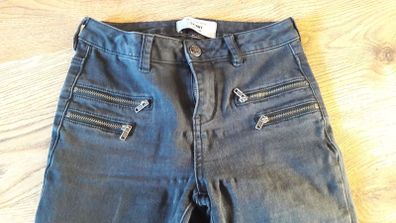 New look petite black skinny jeans size uk6