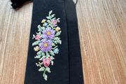 Vintage mirror case petit point embroidery