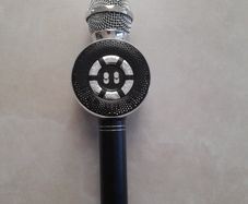 Office Supplies Karaoke Microphone Bluetooth Wireless Karaoke Microphone Portable Karaoke Player with Speaker for Smartphones and PCs Home KTV Music Singing and Recording
