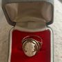 9ct Gold Cameo Ring 2.85 grams Size J
