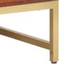 Coffee Table Honey Brown 67x67x45 cm Solid Acacia Wood Image 6
