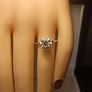18ct White Gold 3 ct Lab Diamond Solitaire Ring Image 9